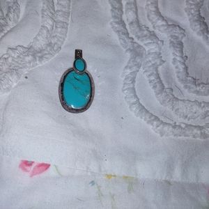 Sterling Silver Turquoise Pendant